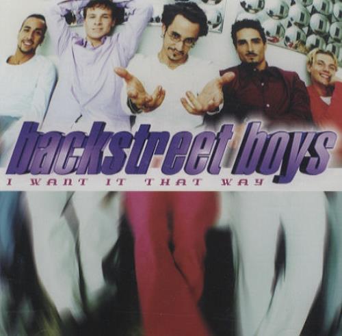 Backstreet Boys I Want It That Way US Promo CD single (CD5 / 5